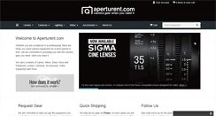 Desktop Screenshot of aperturent.com